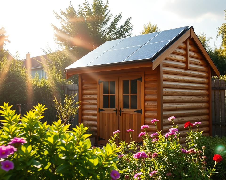 PV-Anlage Vorteile im Gartenhaus