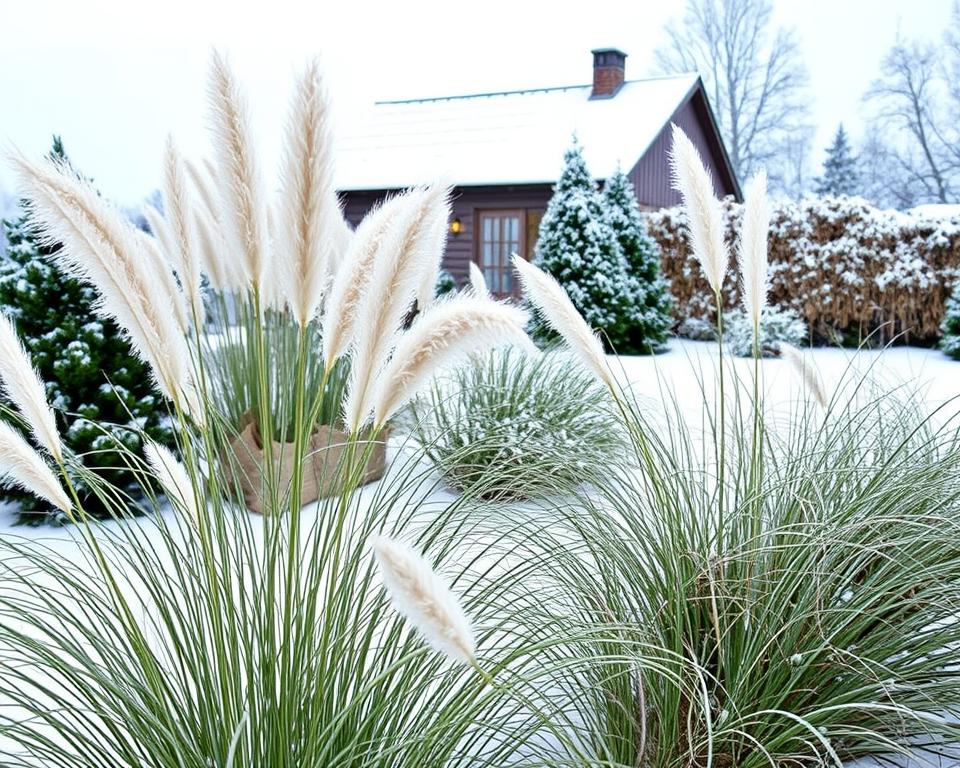 Pampasgras Winterschutz Methoden