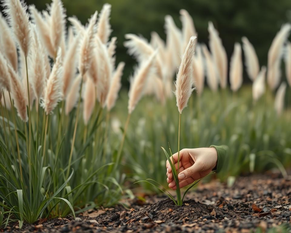 Pampasgras pflanzen Anleitung