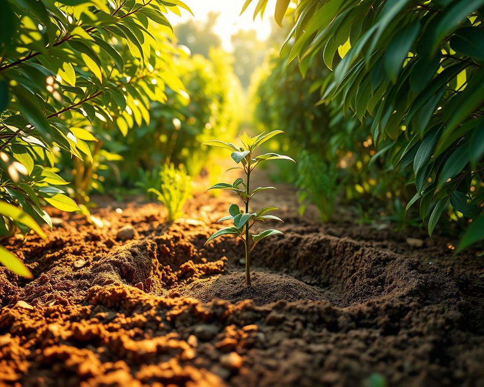 Pflanzgrube vorbereiten für Litschibaum
