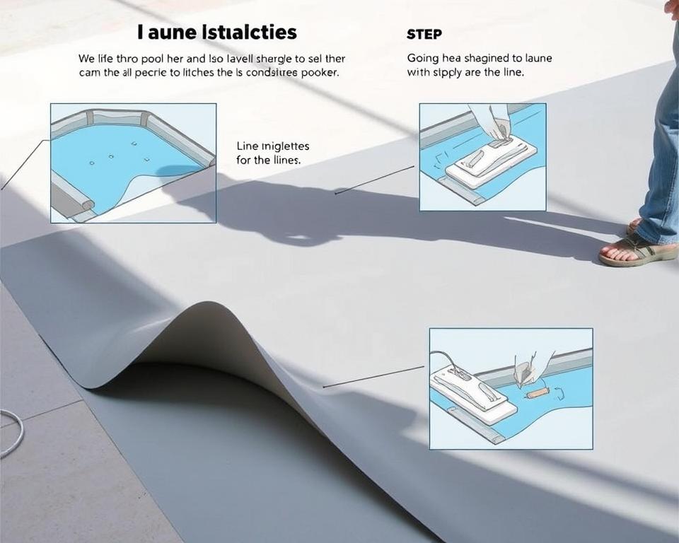 Poolfolie verlegen Anleitung