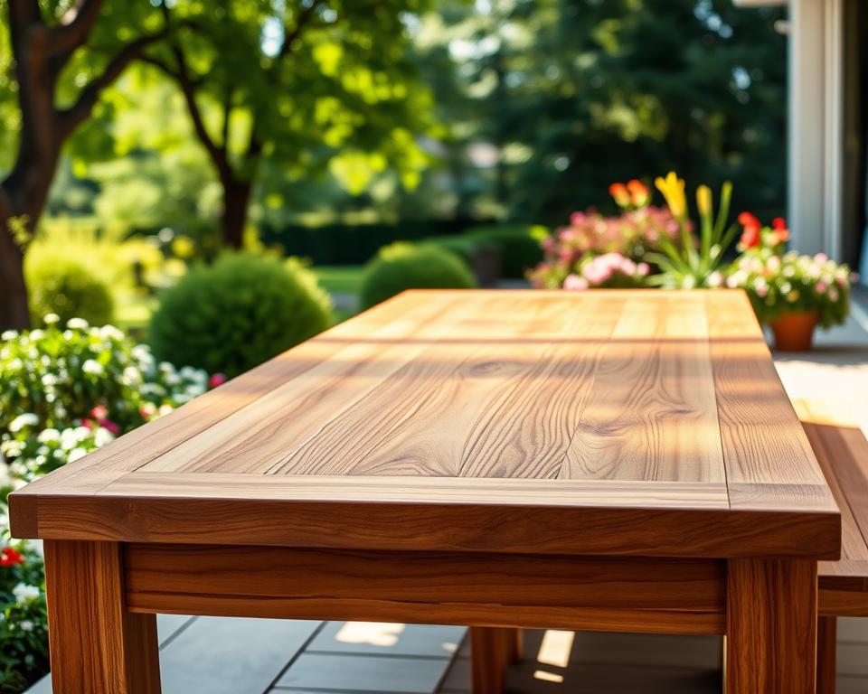 Premium-Hölzer für Gartentische