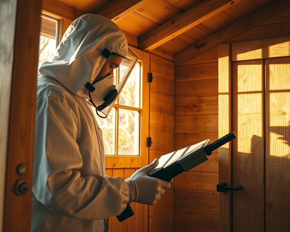Professionelle Holzwurmbekämpfung im Gartenhaus