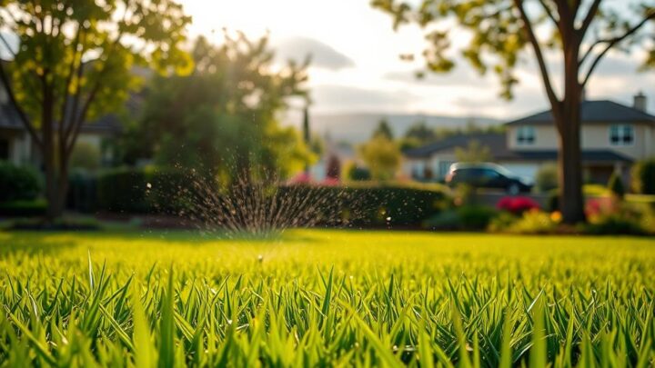 Rasenbewässerung: Tipps für einen perfekten grünen Rasen
