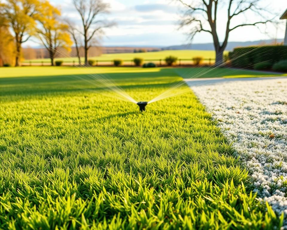 Rasenbewässerung Jahreszeiten