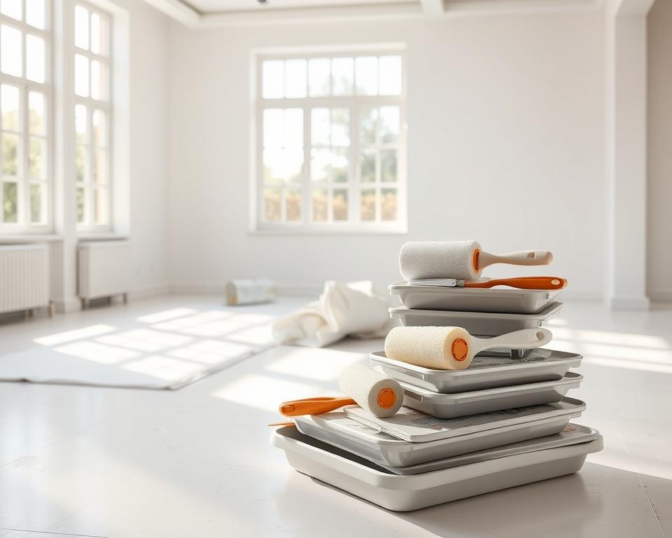 Raumvorbereitung für Malerarbeiten