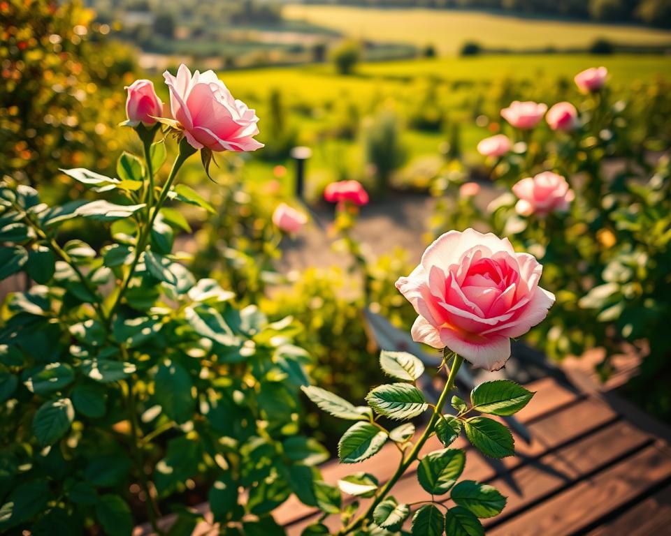 Rosenpflege nach dem Schnitt