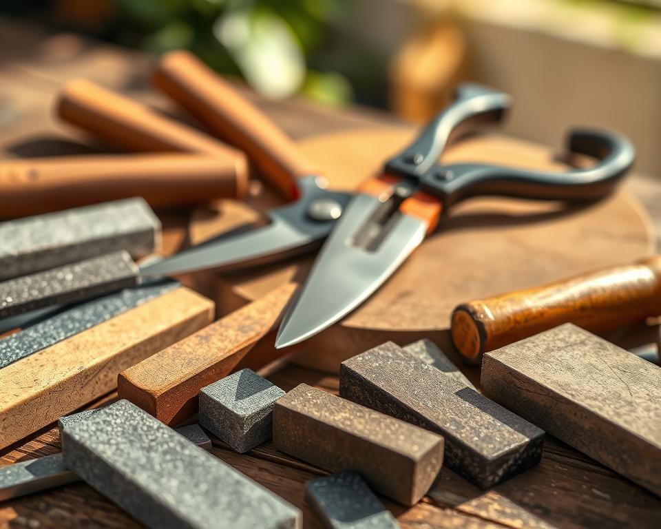 Schärfwerkzeuge für Gartenscheren