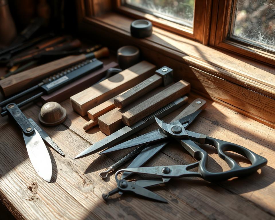 Schärfwerkzeuge für Gartenscheren