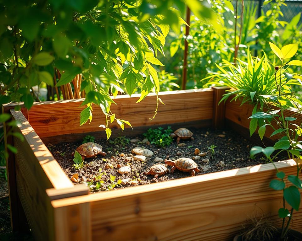 Schildkröten Frühbeet Materialien