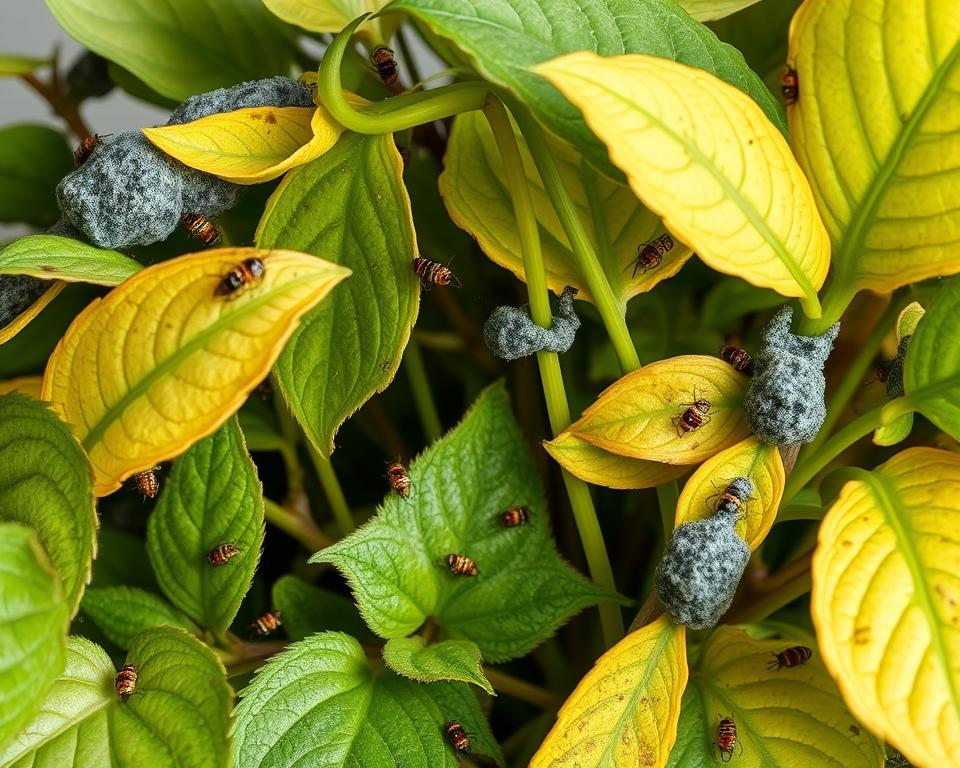 Schildläuse Schäden an Zimmerpflanzen