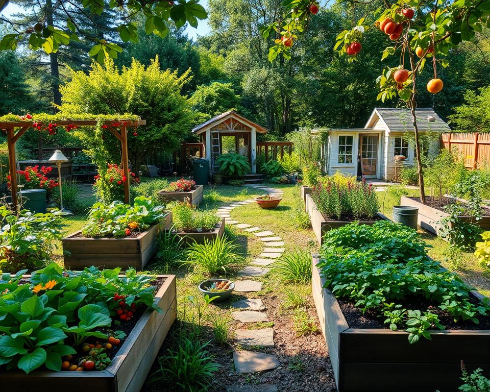 Selbstversorger-Garten Anlage