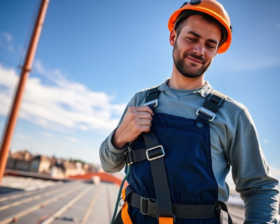 Sicherheit bei Dacharbeiten