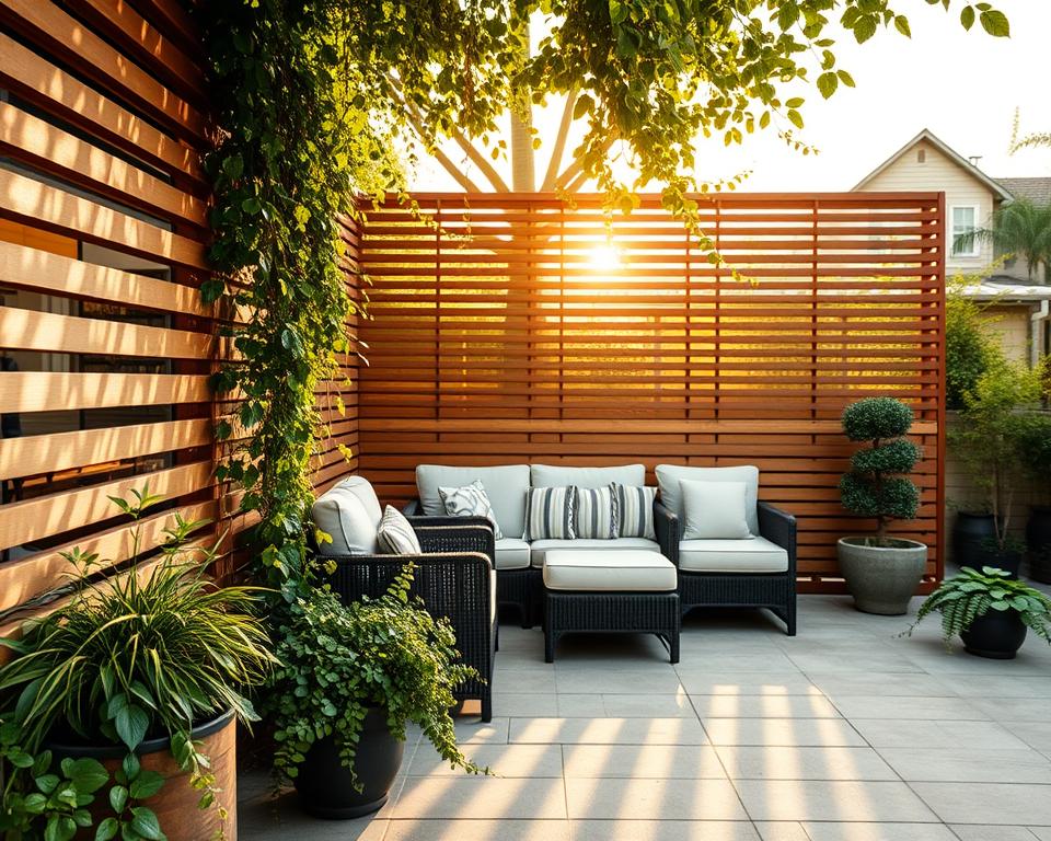 Sichtschutz Terrassengestaltung