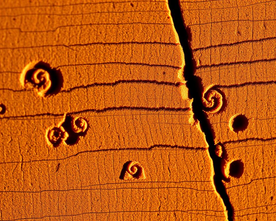 Speckkäfer Spuren erkennen