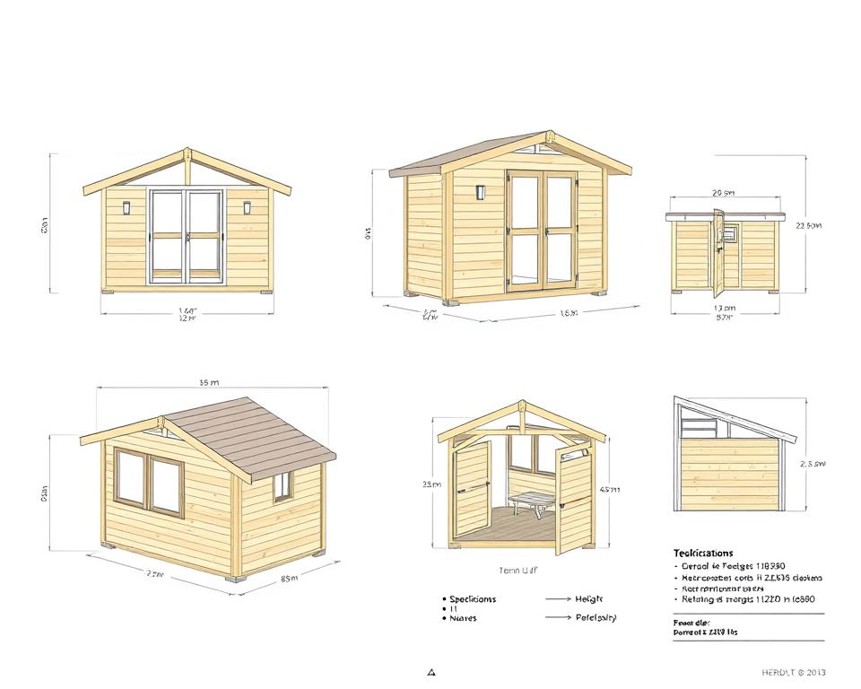 Technische Daten Gartenhaus