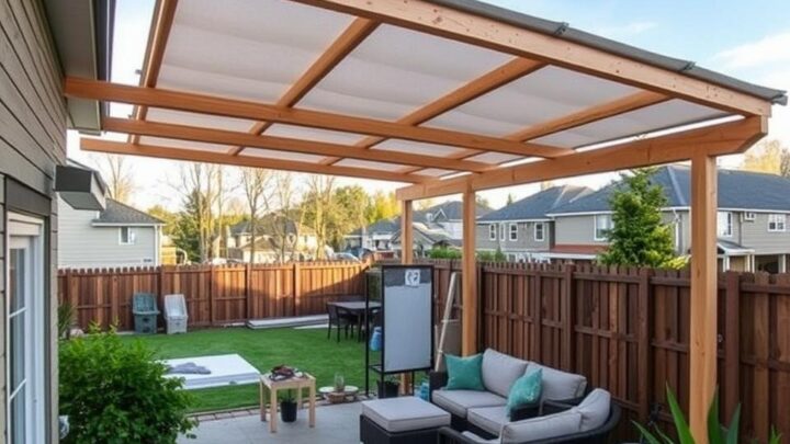 Terrassenüberdachung selber bauen – DIY Anleitung