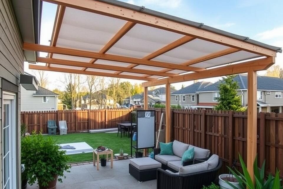 Terrassenüberdachung selber bauen – DIY Anleitung