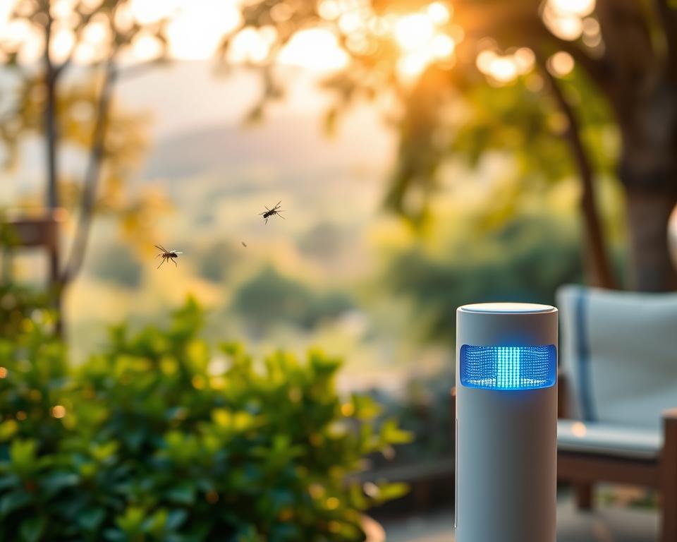 UV-Licht Mückenfalle mit natürlichen Lockstoffen