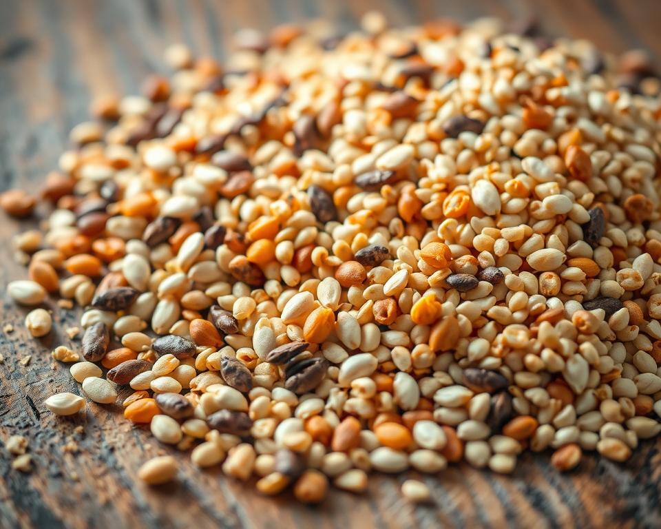 Vogelfutter Samen und Körner