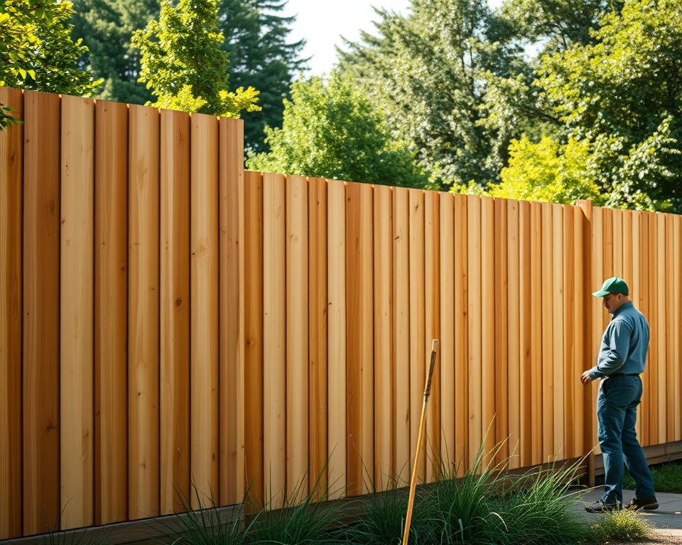 Wartung Holzlärmschutzwand