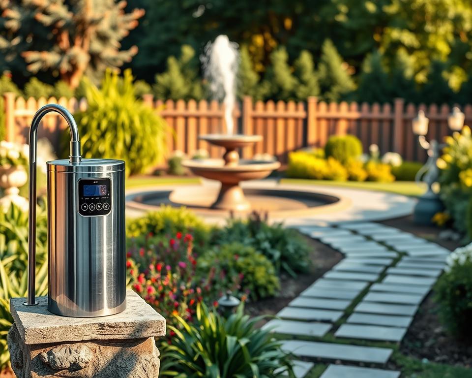 Wasserpumpe Springbrunnen Installation