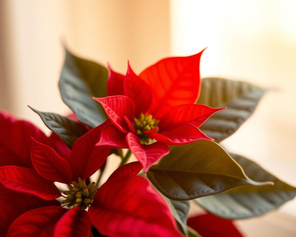 Weihnachtsstern Temperaturoptimierung