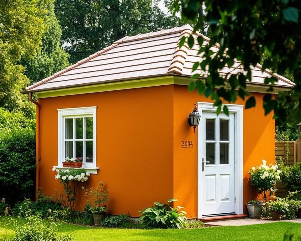 Wetterbeständige Farben für Gartenhäuser