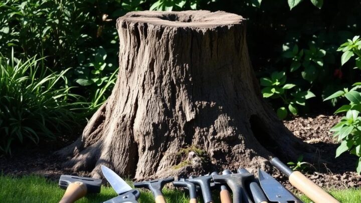 Baumstumpf im Garten abtöten – Effektive Methoden
