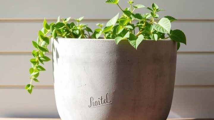 Blumentopf selber machen Beton – DIY Anleitung