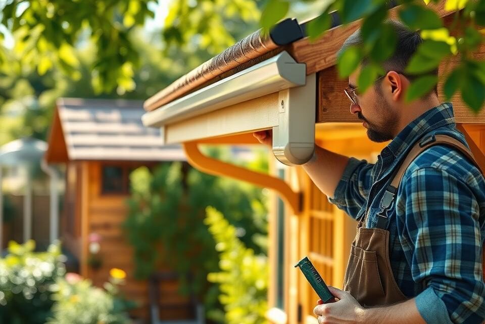 Dachrinnen Reparatur Gartenhaus – Tipps & Anleitung