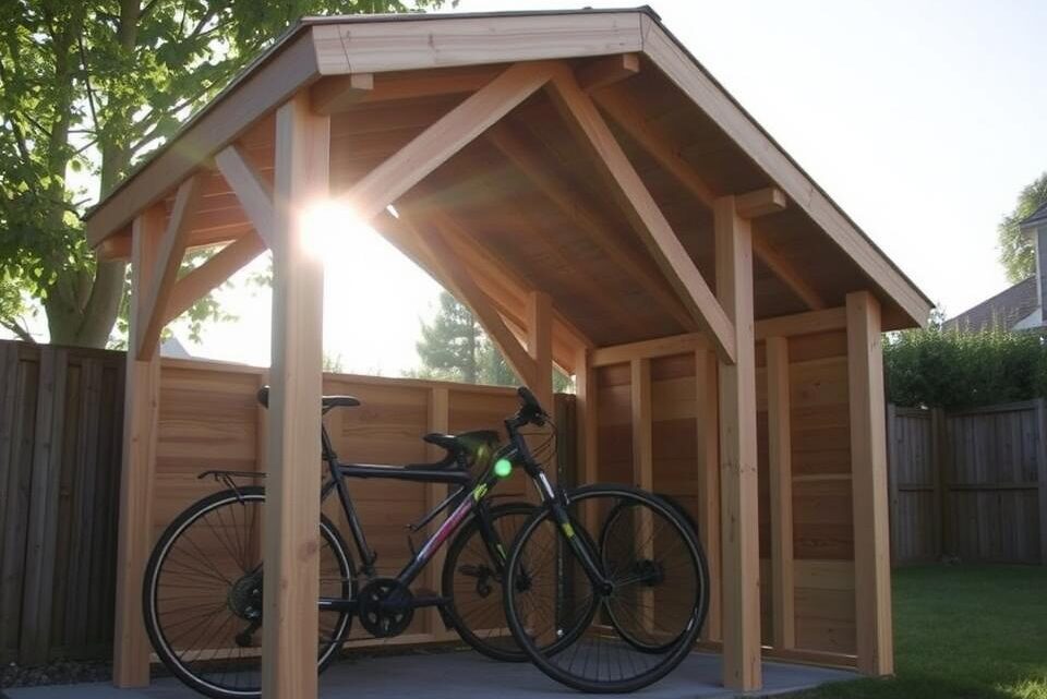Fahrradüberdachung selber bauen – DIY Anleitung