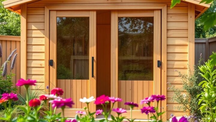 Gartenhaus Schiebetür selbst bauen – DIY Anleitung