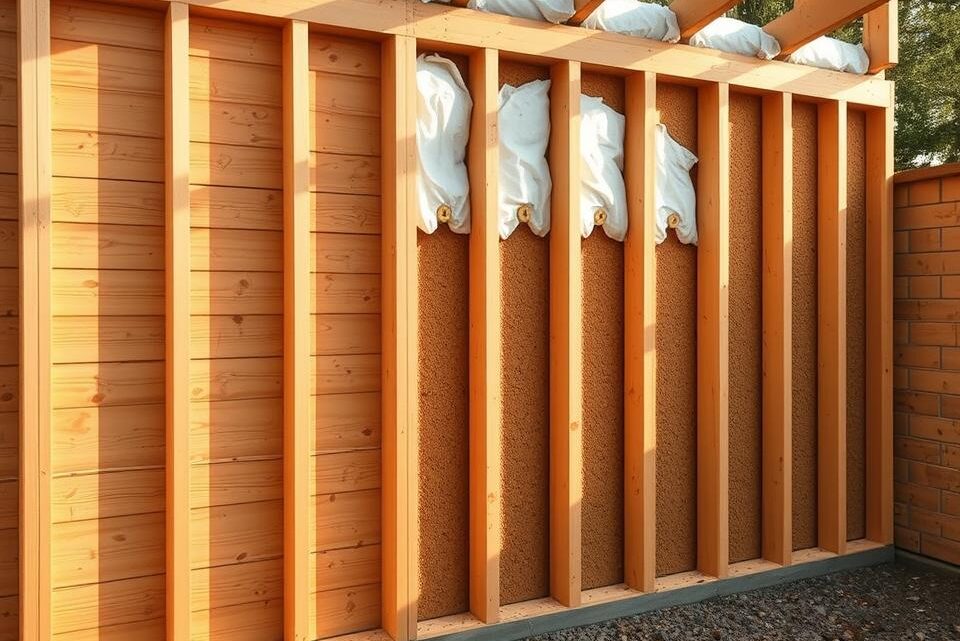 Gartenhaus Wände richtig aufbauen und isolieren