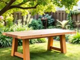 gartentisch bauen welches holz