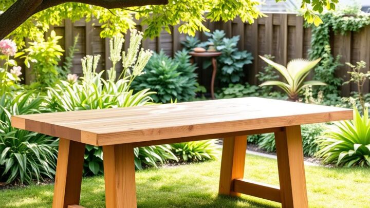 Gartentisch bauen welches Holz – Die beste Holzauswahl