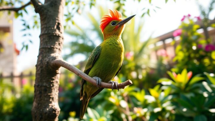 Grünspecht im Garten Bedeutung – Glücksbringer der Natur
