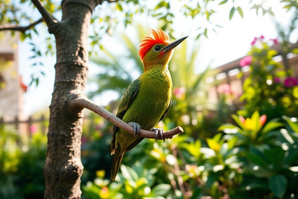 Grünspecht im Garten Bedeutung – Glücksbringer der Natur