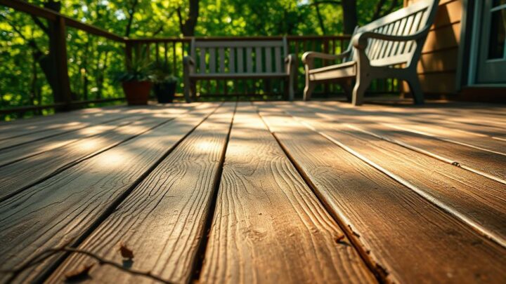 Kesseldruckimprägniertes Holz für den Außenbereich