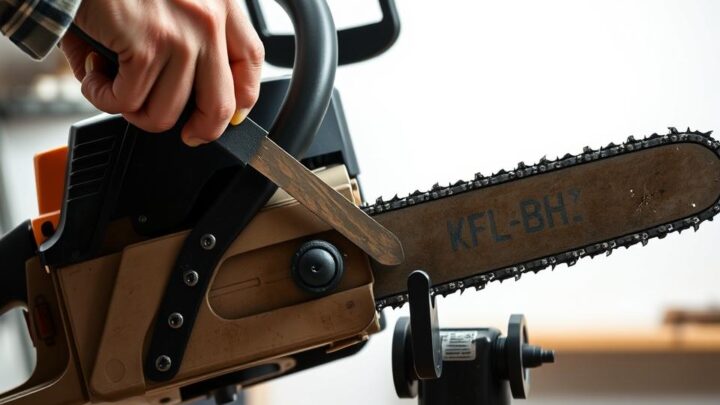 Kettensäge schärfen: Anleitung für perfekte Ergebnisse