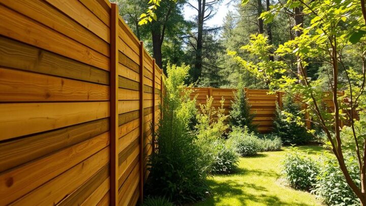 Hochwertige Lärmschutzwand aus Holz für Ihr Grundstück