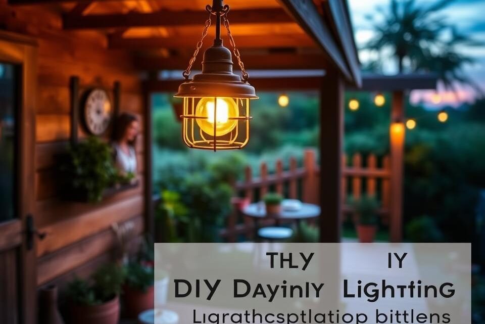 Lampe im Gartenhaus montieren – DIY Beleuchtungsguide