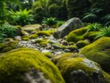 moos auf steinen entfernen garten