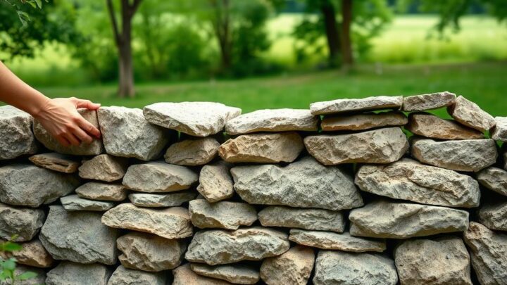 Natursteinmauer bauen – Schritt für Schritt Anleitung