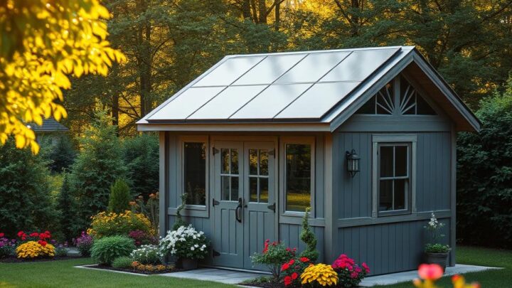 PV-Anlage Gartenhaus: Solarstrom für Ihren Garten