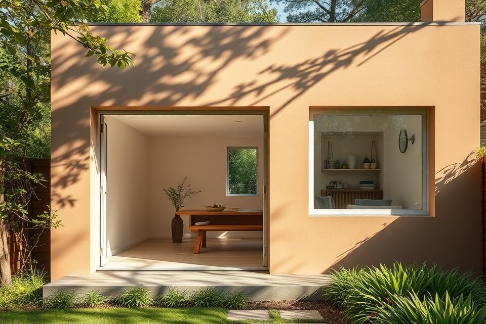 Raumwirkung Wandfarbe Gartenhaus – Moderne Gestaltung