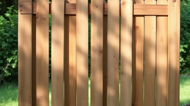 Sichtschutz aus Brettern selber bauen – DIY-Anleitung