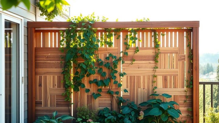 Sichtschutz Terrasse selber bauen – DIY Anleitung