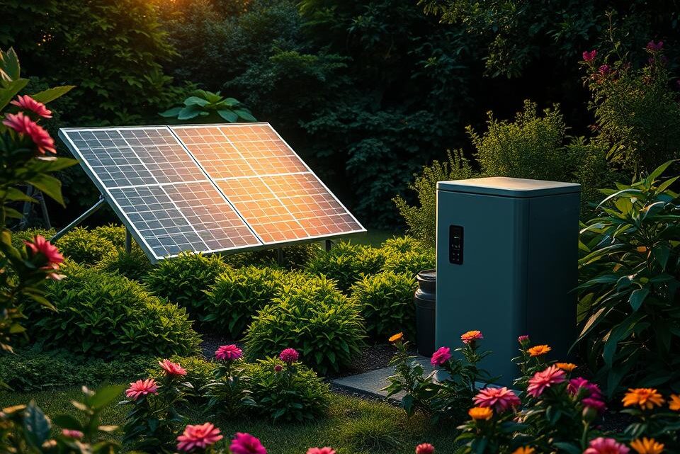 Solaranlage mit Speicher für Garten – Komplettlösung