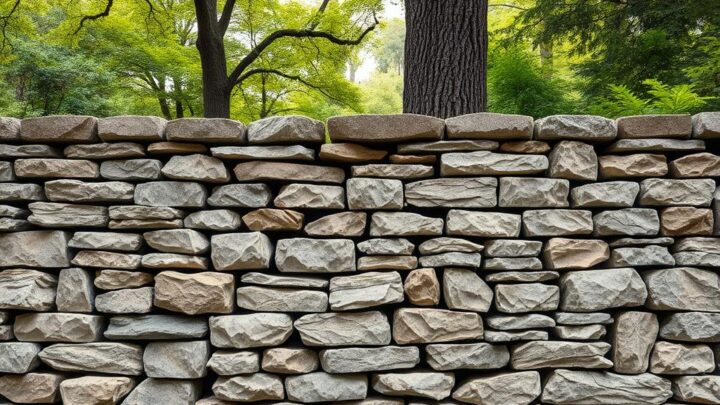 Steine für Mauerbau im Garten – Gestaltungsideen